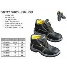 CRESTON FE-6244 Safety Shoes- High Cut US Size 11 Euro Size 44